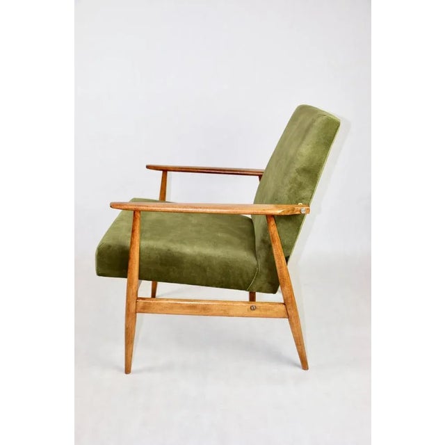 1970s Lis Chair in Olive Green by Henryk Lis, 1970s For Sale - Image 5 of 10