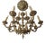 Rococo Style 8-Armed Chandelier For Sale