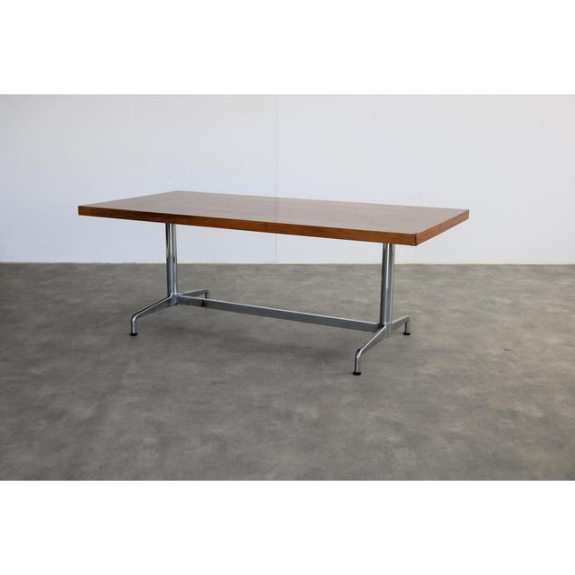 Mid-Century Modern Vintage Industrial Conference Table, 1960s For Sale - Image 3 of 13