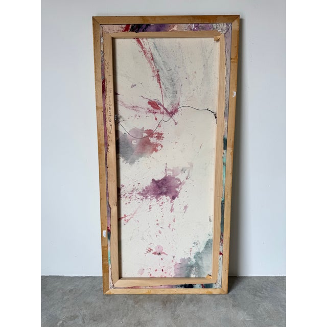 Large - Craig C. Reheis (1941-1991) “Santa Fe Tapestry” Abstract Acrylic Painting For Sale - Image 12 of 12