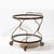 This sophisticated Mid-Century Modernist serving cart offers a combination of elegance and functional design, reflecting...