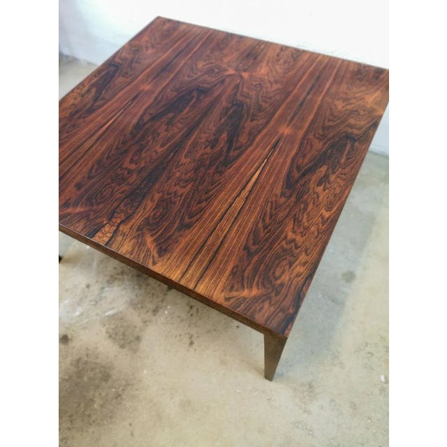1960s Large Mid-Century Coffe Table Rosewood from Severin Hansen, Denmark. For Sale - Image 5 of 13