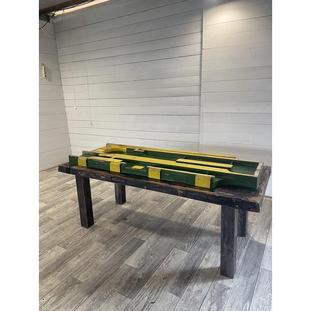 Vintage Industrial A- 360 Dining Table, 1950 For Sale - Image 10 of 18