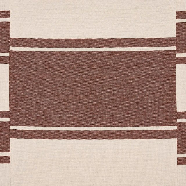 Contemporary Sample - Schumacher Nomad Fabric in Rust For Sale - Image 3 of 6