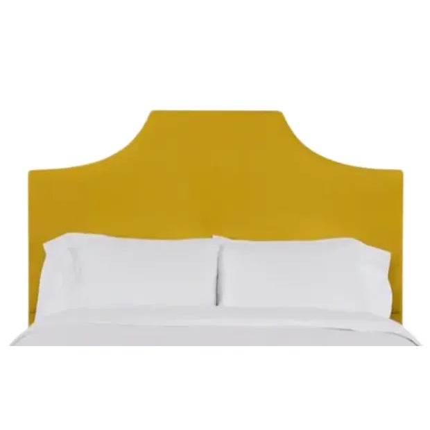 Kit King Headboard, Golden Velvet For Sale