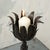 Brutalist Candleholder in Wrought Iron, 1940s For Sale - Image 4 of 11