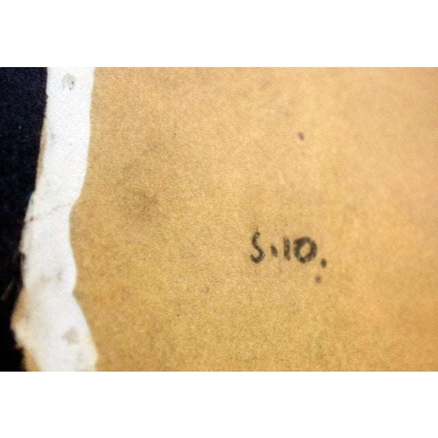 Abstract 1960’s "The Scornful One” Framed Print For Sale - Image 3 of 6