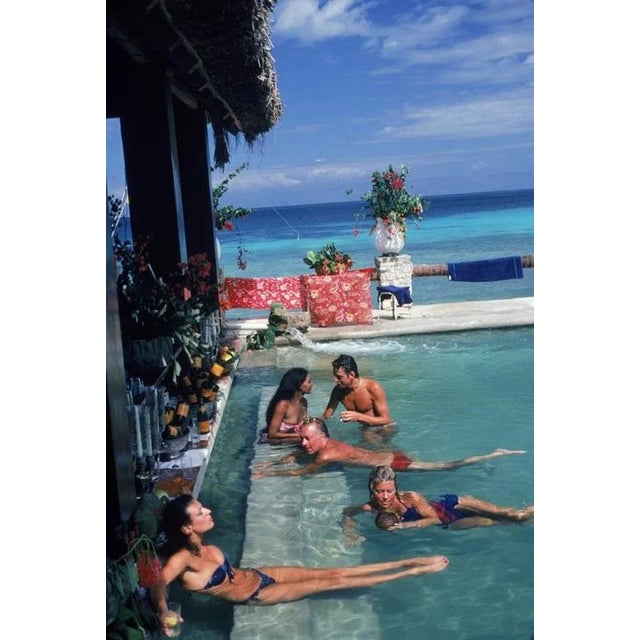 Plantation Cocoyer 1981 by Slim Aarons Slim Aarons Limited Estate Edition People relaxing in the bar at Plantation...