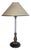 Table Lamp with Marble Base and Bronze Leaf Decoration, Italy, 1950s For Sale