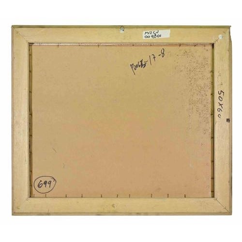 Giovanni Gromo, Landscape, Pencil and Watercolor on Cardboard, 1980s For Sale - Image 3 of 4