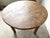 Brutalist Round Table in Oak, 1950s For Sale - Image 18 of 18
