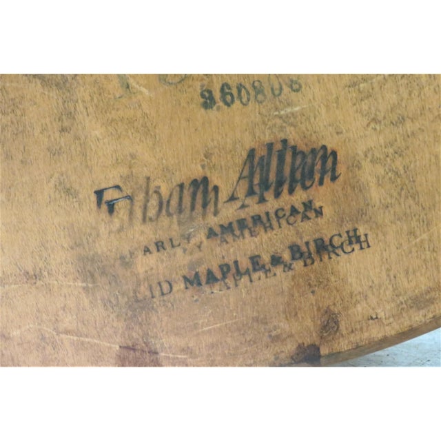 Ethan Allen Early American Round End Table Chairish