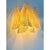 Sculptural Gold Granigli Rondini Murano Glass Wall Lamps by Simoeng, Set of 2 For Sale - Image 9 of 12
