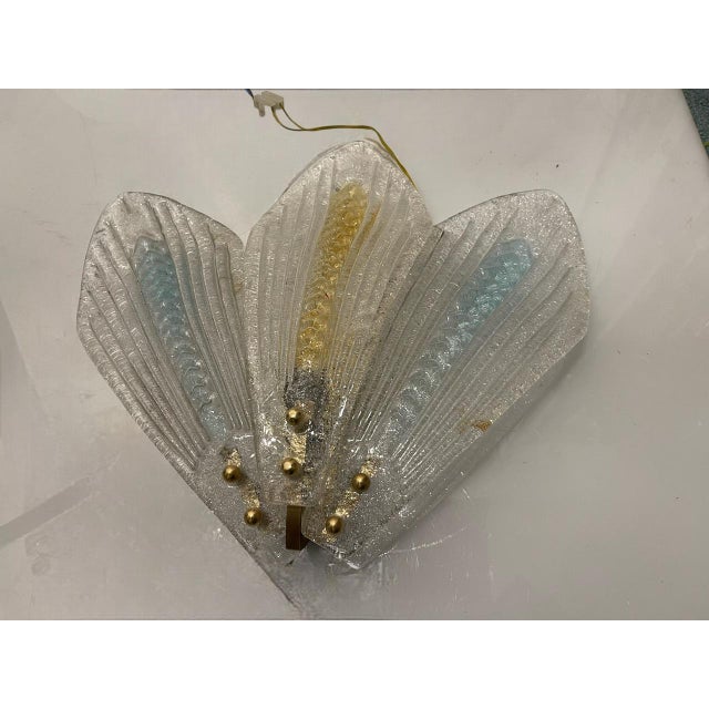 Murano Glass Sconces, 1970s, Set of 2 For Sale - Image 9 of 18