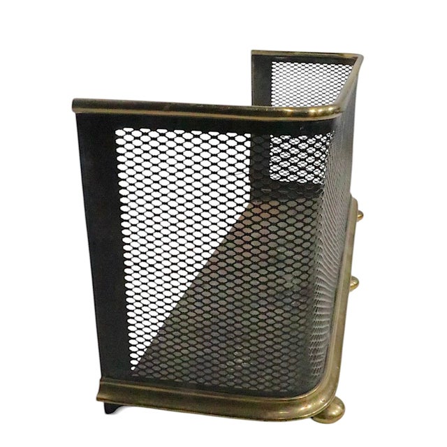 American Antique Nursery Fireplace Fender For Sale - Image 3 of 12