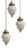 Art Deco Triple Cascade Pendant Lamp For Sale