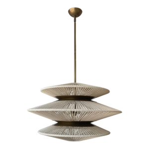 Revelation Organic Modern String Trio Pendant Light