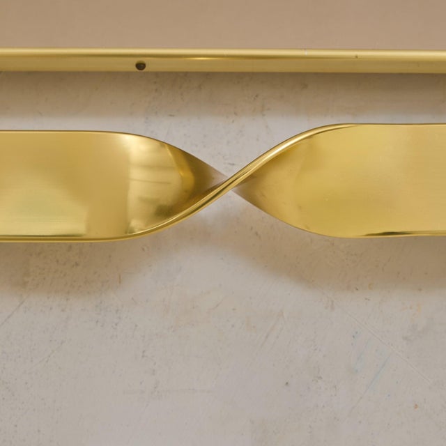 Gold Italian Smoked Bronze Wall Mirror No. 02 Attributed to Luciano Frigerio, 1970s For Sale - Image 8 of 12