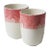 Little by Little Porcelain Cups by Mãdãlina Teler for De Ceramică, Set of 2 For Sale