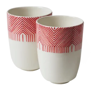 Little by Little Porcelain Cups by Mãdãlina Teler for De Ceramică, Set of 2