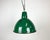 Industrial Green Enamel Factory Lamp from Polam, 1960s For Sale - Image 14 of 14