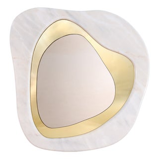 Powell Mirror in Estremoz Marble from Insidherland For Sale