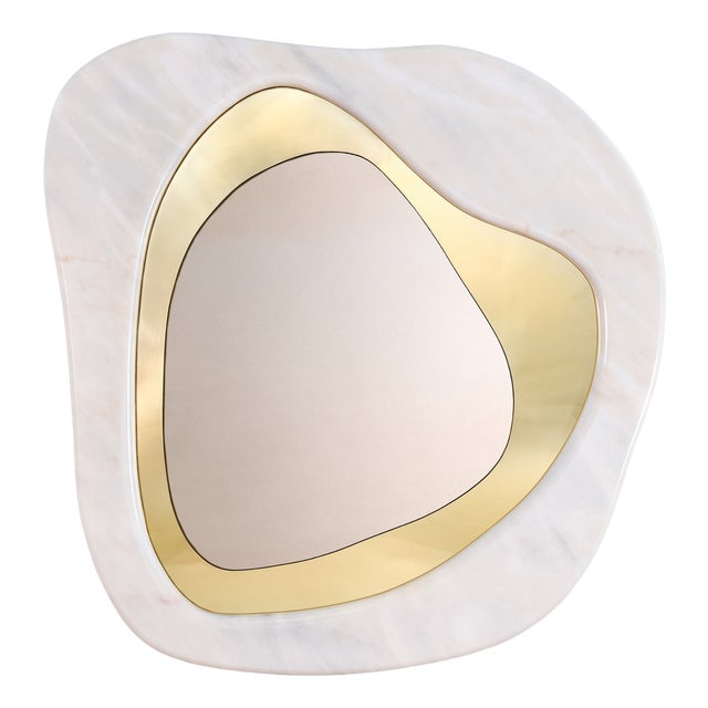 Powell Mirror in Estremoz Marble from Insidherland For Sale
