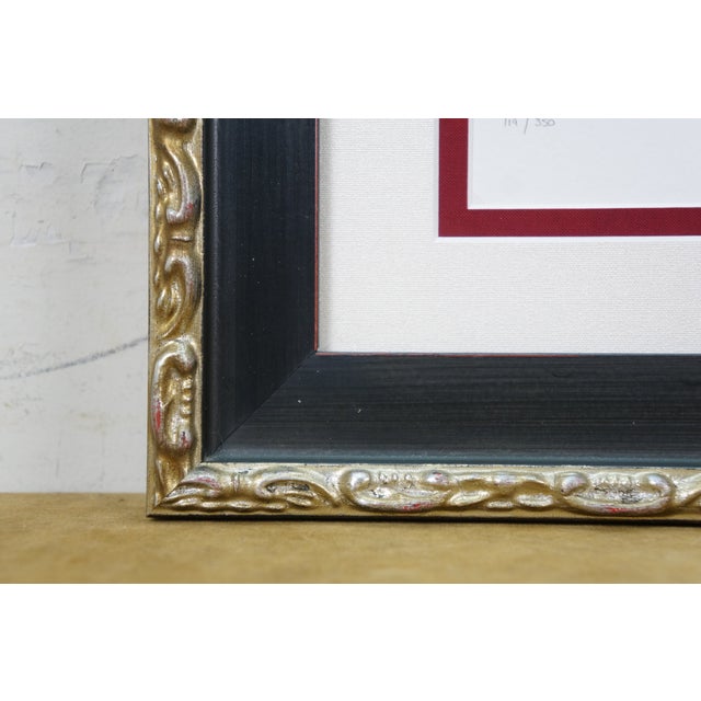 2004 Alex Perez 'The Bridge to Her Old Town' Colored Serigraph Print Signed Coa For Sale - Image 6 of 14