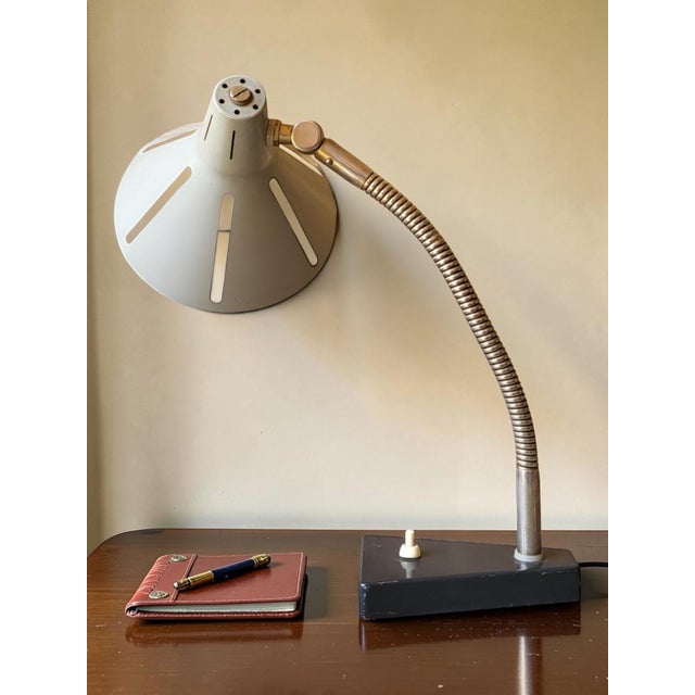 Sun Series Desk Lamp by H. Busquet for Hala, 1950s For Sale - Image 12 of 13