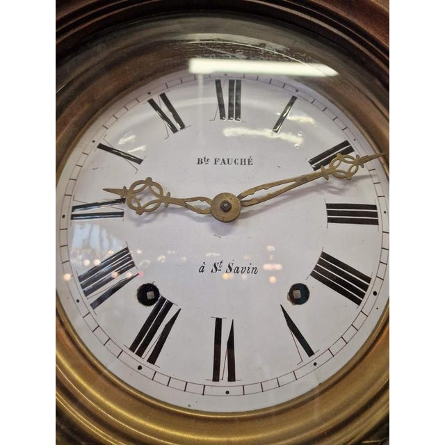 Floor Clock in Walnut For Sale - Image 8 of 12