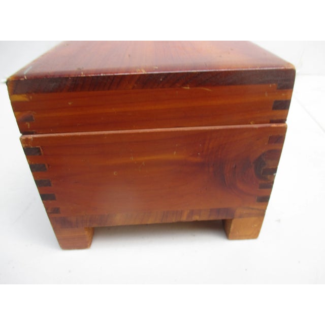 Art Deco Art Deco Pine Jewelry Casket For Sale - Image 3 of 8