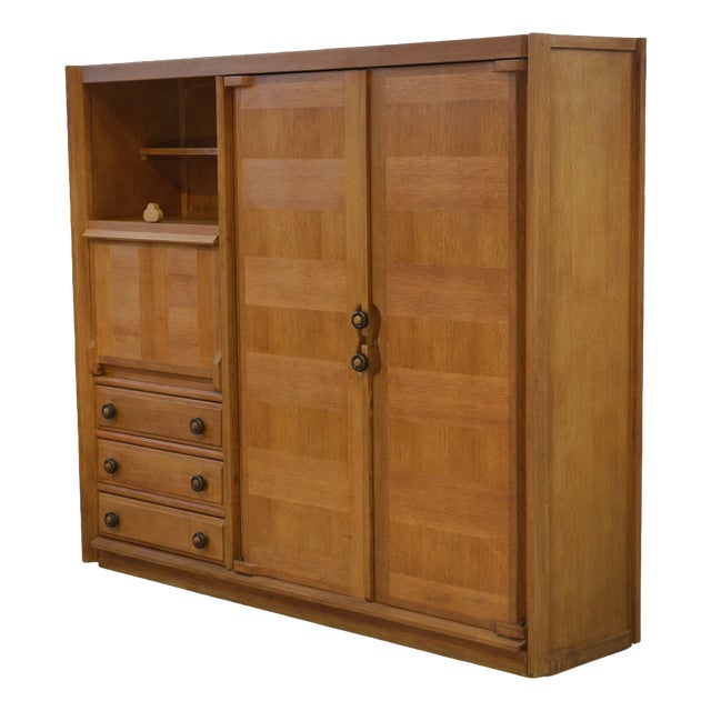 Secretary Cabinet by Guillerme and Chambron for Your Home, 1950s For Sale