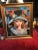 Textile Mid 20th Century Expressionist Portrait Oil Painting of a Woman Wearing a Hat, Framed For Sale - Image 7 of 7