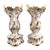 An exceptional pair of french hard-paste porcelain rococo revival vases, produced at the jacob petit manufactory in...