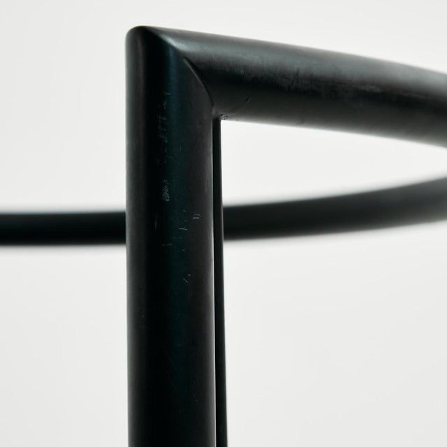 Black Postmodern Armchair and Table, Set of 2 For Sale - Image 8 of 18