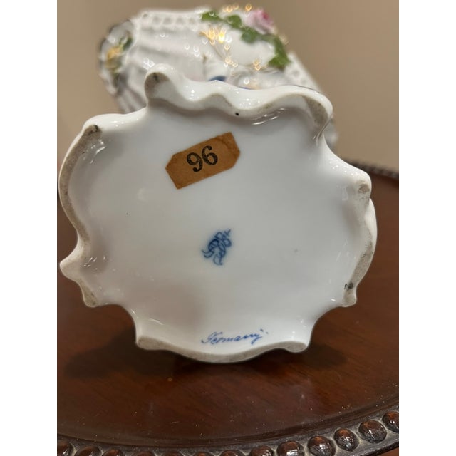 Baroque Meissen or Meissen Style Footed Compote For Sale - Image 3 of 5