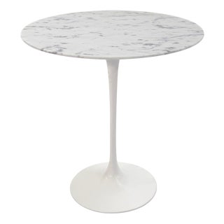 Tulip Side Table in Marble by Eero Saarinen for Knoll, 1970s For Sale
