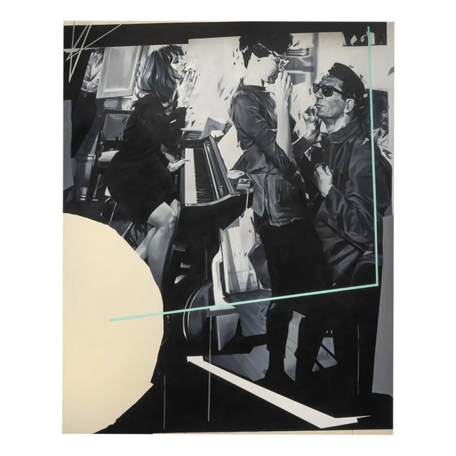 Ian Shults, The Big Tickle, Mixed Media on Canvas, 2024 For Sale