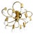 Mid-Century Brass 10-Light Chandelier from Honsel Leuchten, Germany, 1970s For Sale
