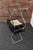 Black Pair of Vintage Chrome and Naugahyde Director's Chairs by Robert Kjer Jakobsen For Sale - Image 8 of 18