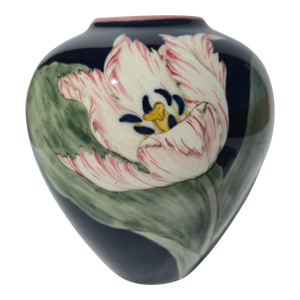Unique Hand-Painted Ceramic Vase - Artist Signed