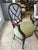 Gracious Pair of Hepplewhite Style arm chairs with freshly upholstered seats. Hand made in USA of Mahogany wood. They are...