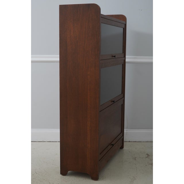 Age: C.2002 Details: High Quality Construction Individual Pane Glass Doors Oak Arts & Crafts Traditional Style Copper...