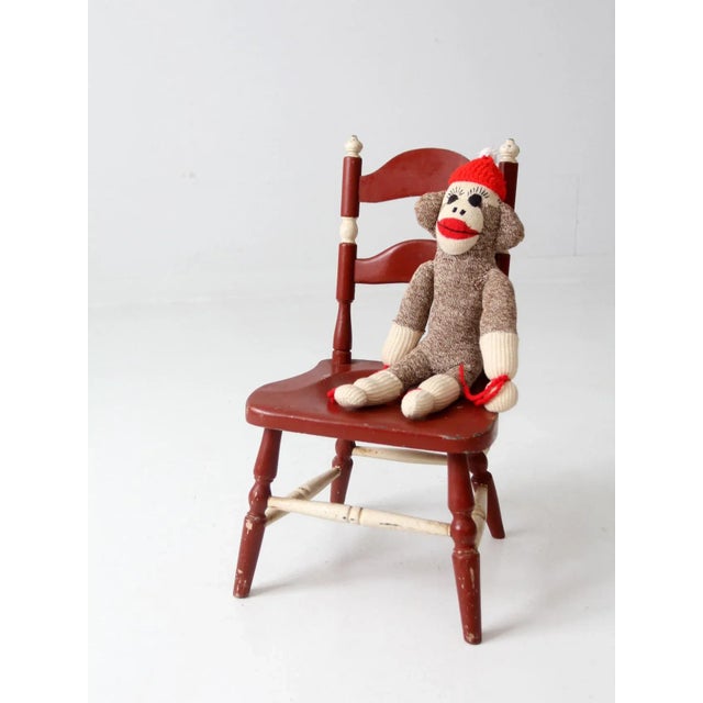 Early 20th Century Vintage Kid's Ladder Back Chair For Sale - Image 5 of 11