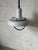 Mid-Century Modern 1970s Mid-Century Modern White Pendant Light Metal Ceiling Lamp Space Age Danish For Sale - Image 3 of 10