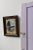 Victorian Antique Reverse Painted Glass Mat Framed Mirror, Circa Early 20th Century For Sale - Image 3 of 18