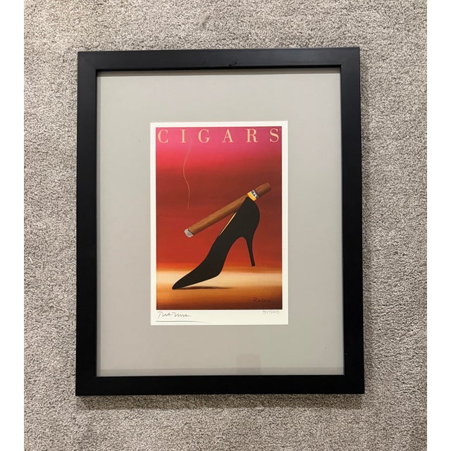 Razzia - Cigars, Signed and Numbered Print For Sale - Image 4 of 5