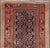Antique Persian Kurdish Rug With Diamond Medallion and Deep Navy Field 3'8 X 6'10 For Sale - Image 4 of 13