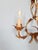 Gold Floral Wall Sconces in Gilt Metal, Italy, 1960, Set of 2 For Sale - Image 8 of 14
