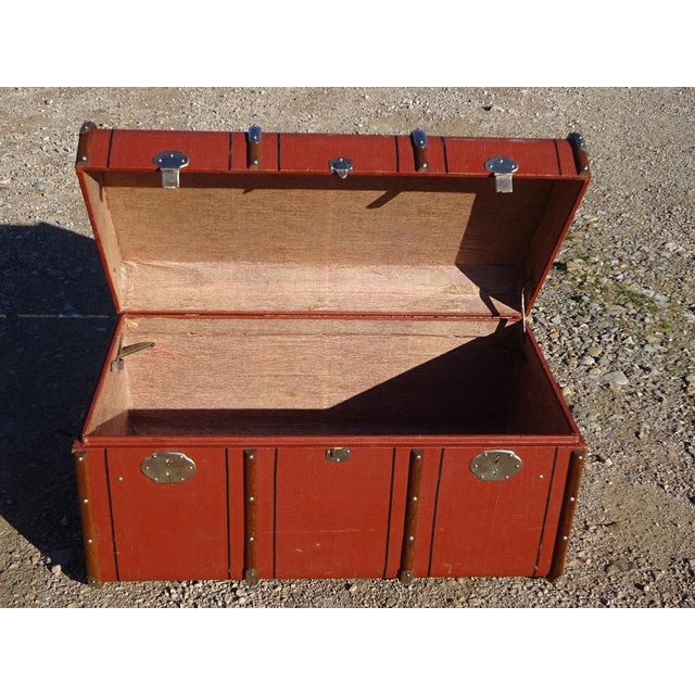 Early 20th Century Cabin Trunk, 1930s For Sale - Image 9 of 18